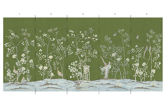 Панно и фотообои Paul Montgomery Studio Printed Mural Collections PMC-CHW/Moss