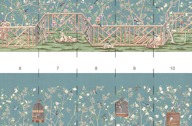 Панно и фотообои Paul Montgomery Studio Printed Mural Collections PMC-OYP/Teal