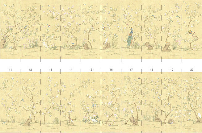 Панно и фотообои Paul Montgomery Studio Printed Mural Collections PMC-PZY/Yellow