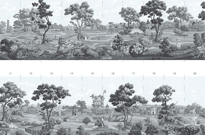 Панно и фотообои Paul Montgomery Studio Printed Mural Collections PMP-EPG/Grisaille