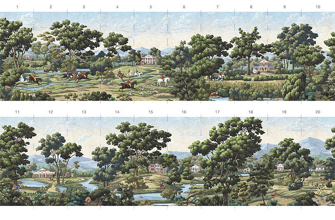 Панно и фотообои Paul Montgomery Studio Printed Mural Collections PMP-JCO/FullColorAntigued