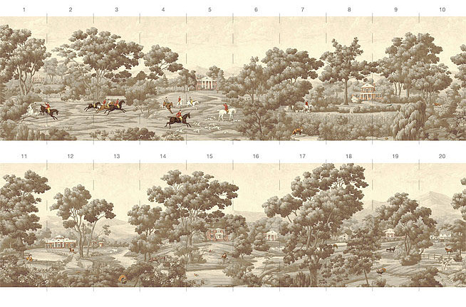 Панно и фотообои Paul Montgomery Studio Printed Mural Collections PMP-JCO/Sepia