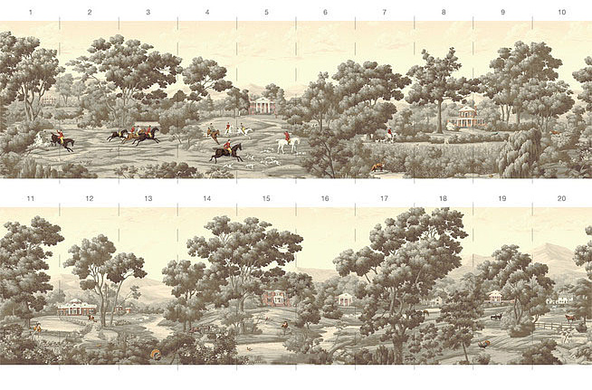 Панно и фотообои Paul Montgomery Studio Printed Mural Collections PMP-JCO/SepiaAntigued