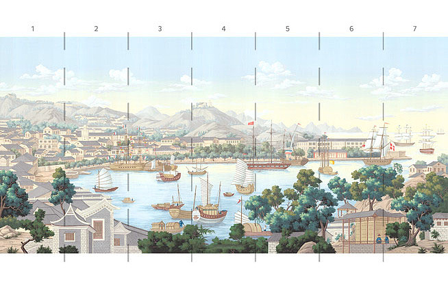 Панно и фотообои Paul Montgomery Studio Printed Mural Collections PMP-BAY/FullColor