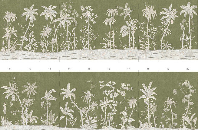 Панно и фотообои Paul Montgomery Studio Printed Mural Collections AOC-MZB/Palm