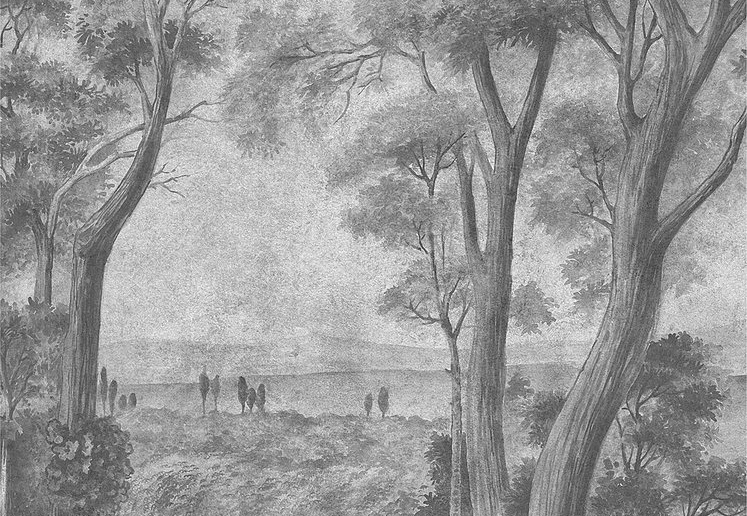 Панно и фотообои Paul Montgomery Studio Printed Mural Collections LAC-PTA/Grisaille