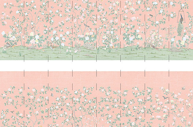 Панно и фотообои Paul Montgomery Studio Printed Mural Collections LAC-RMD/Peach