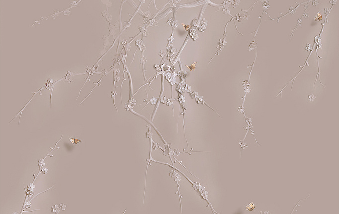 Российские панно и фотообои Applico, коллекция Barelief Line, артикул B0074-GL3