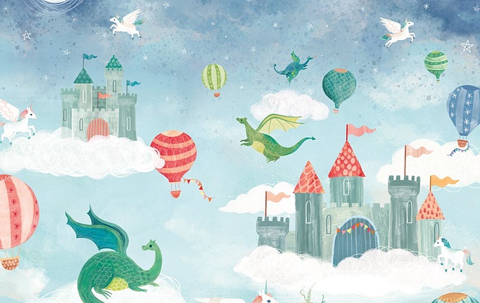 Английские панно и фотообои Villa Nova, коллекция Picturebook II, артикул W656/01