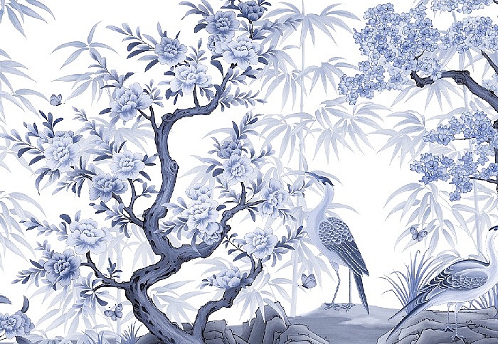 Панно и фотообои Faboie Silk Painting 5 F-SN5034
