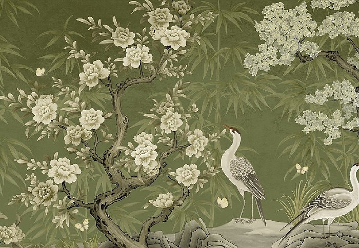Панно и фотообои Faboie Silk Painting 5 F-SN5038