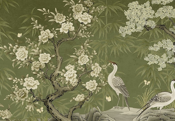 Панно и фотообои Faboie Silk Painting 5 F-SN5038