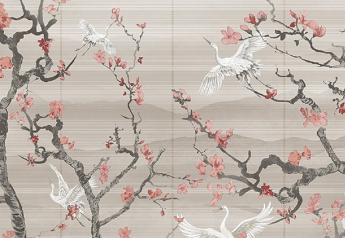 Панно и фотообои Faboie Silk Painting 5 F-SN5061