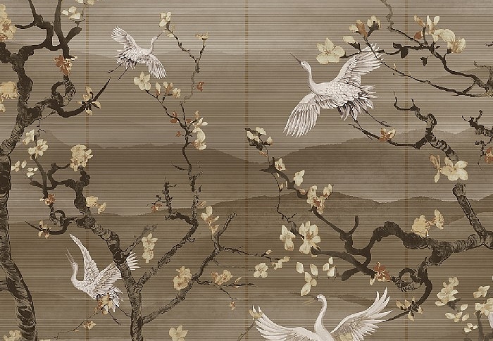 Панно и фотообои Faboie Silk Painting 5 F-SN5062