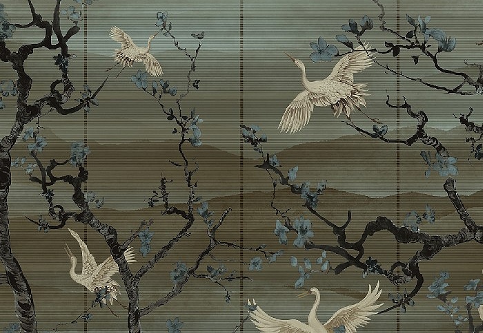 Панно и фотообои Faboie Silk Painting 5 F-SN5064