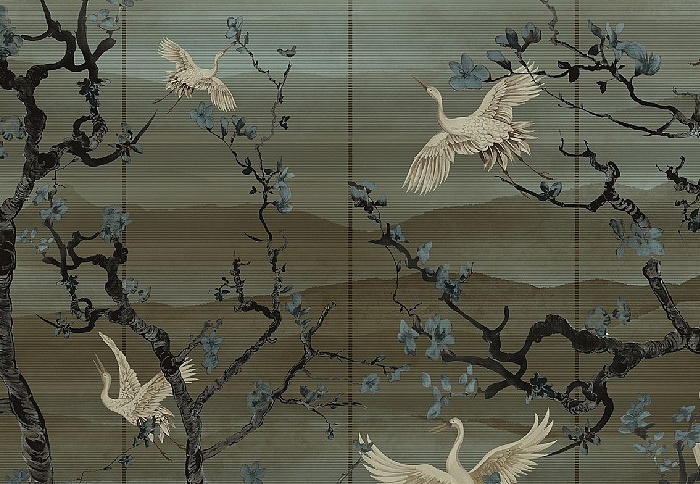 Панно и фотообои Faboie Silk Painting 5 F-SN5064