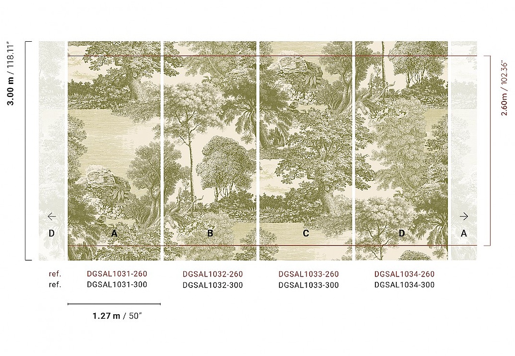 Панно и фотообои Khroma Amazone DGSAL1032-260
