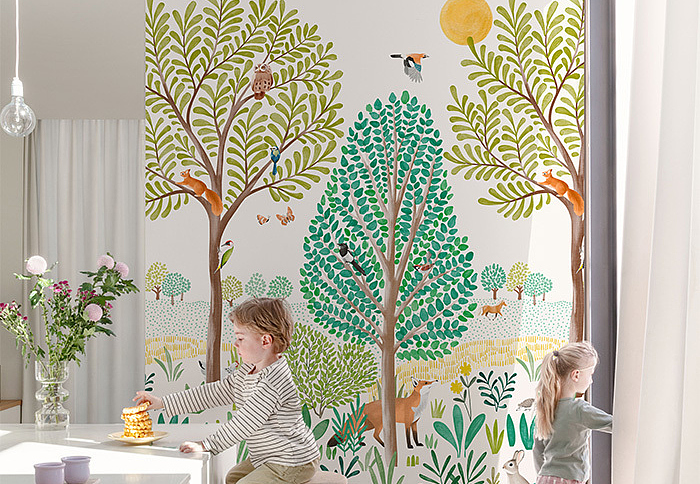 Панно и фотообои Grandeco Little Dreamers LD6001