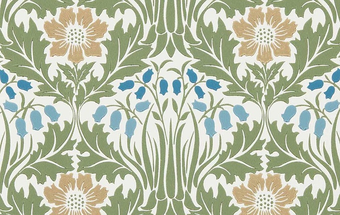 Английские обои Morris & Co, коллекция The Unfinished Works, артикул 217572