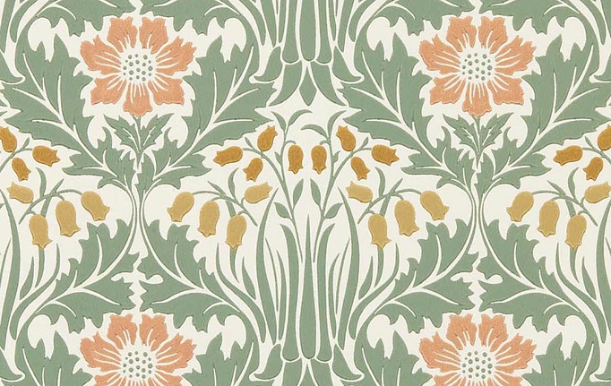 Английские обои Morris & Co, коллекция The Unfinished Works, артикул 217573