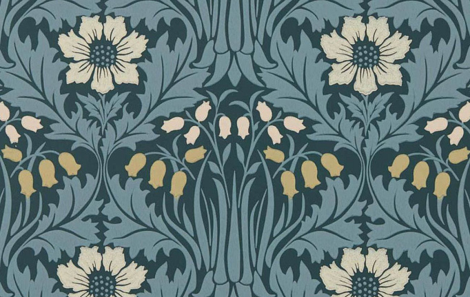 Английские обои Morris & Co, коллекция The Unfinished Works, артикул 217574
