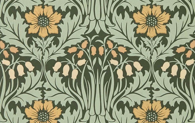 Английские обои Morris & Co, коллекция The Unfinished Works, артикул 217575