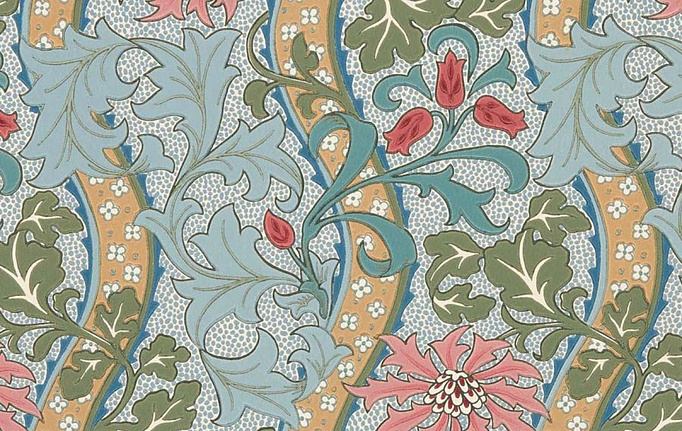 Английские обои Morris & Co, коллекция The Unfinished Works, артикул 217582