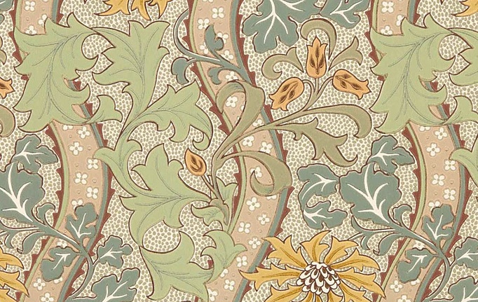 Английские обои Morris & Co, коллекция The Unfinished Works, артикул 217583