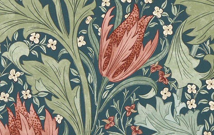 Английские обои Morris & Co, коллекция The Unfinished Works, артикул 217595