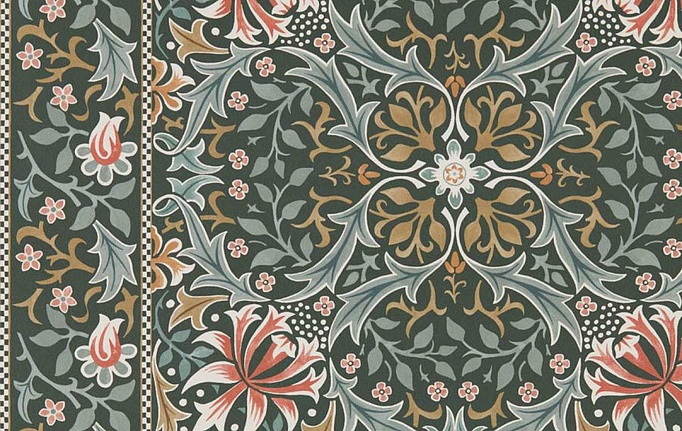 Английские обои Morris & Co, коллекция The Unfinished Works, артикул 217600