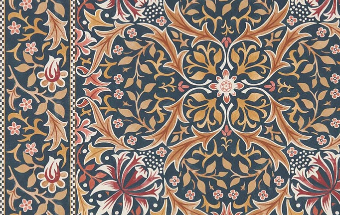 Английские обои Morris & Co, коллекция The Unfinished Works, артикул 217601