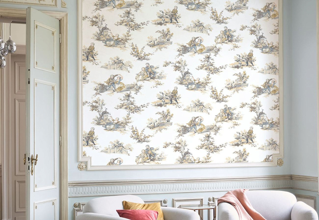 Обои Casadeco Les Belles Toiles de Jouy 2 BTJD201731919
