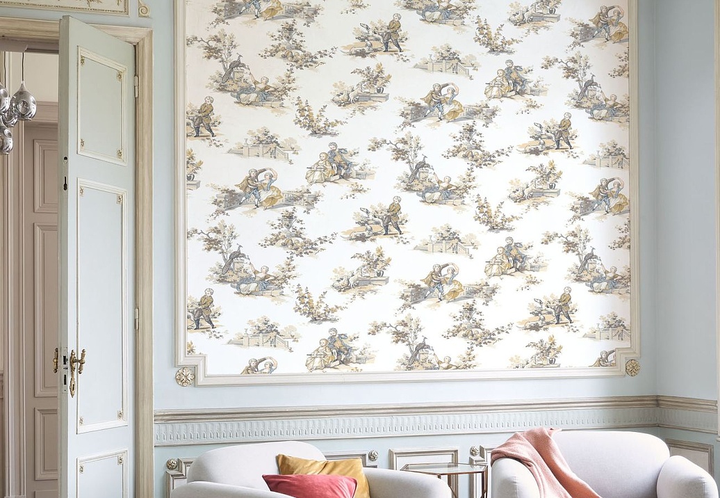 Обои Casadeco Les Belles Toiles de Jouy 2 BTJD201731919