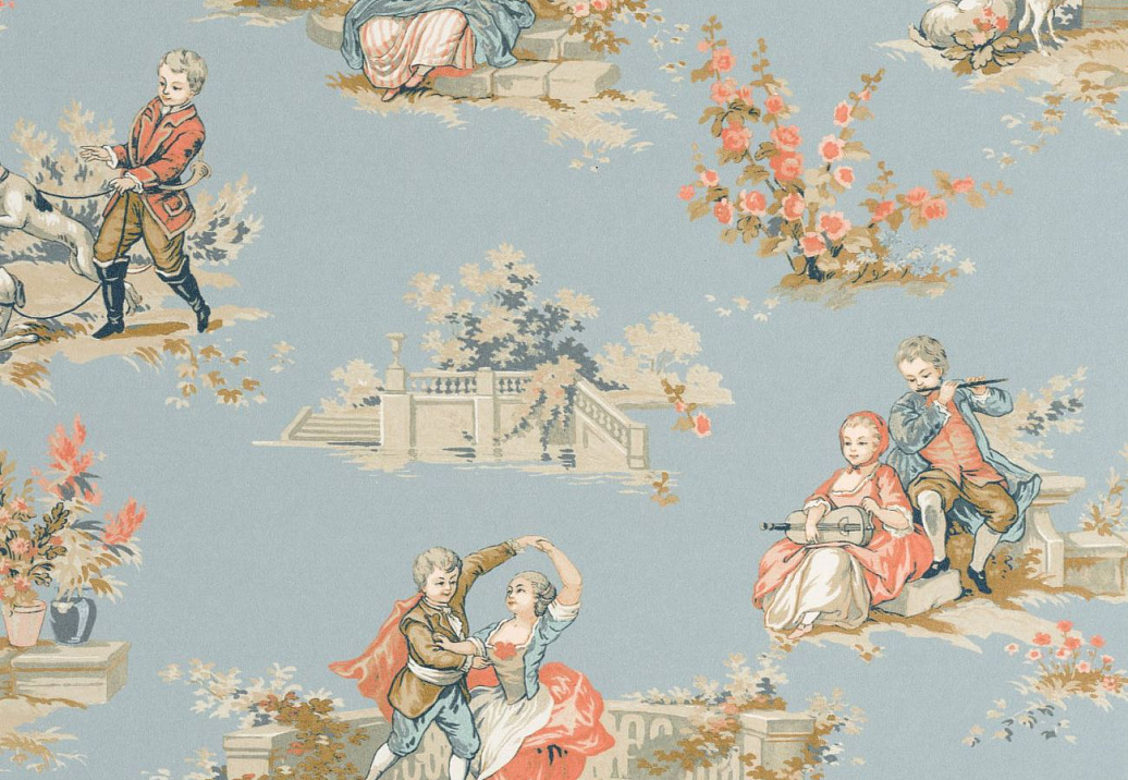 Обои Casadeco Les Belles Toiles de Jouy 2 BTJD201736515
