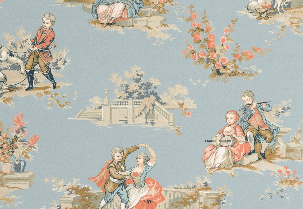 Обои Casadeco Les Belles Toiles de Jouy 2 BTJD201736515