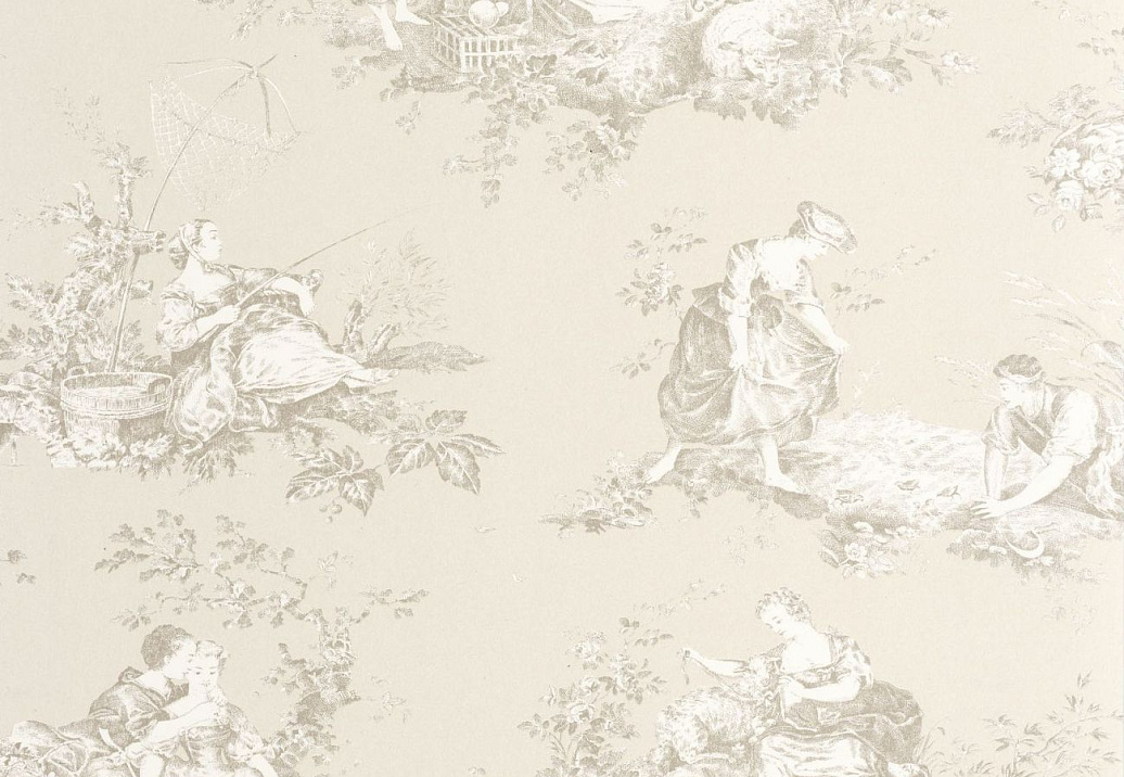 Обои Casadeco Les Belles Toiles de Jouy 2 BTJD87911212