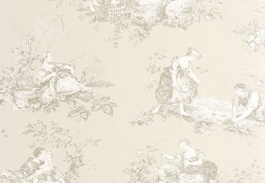 Обои Casadeco Les Belles Toiles de Jouy 2 BTJD87911212