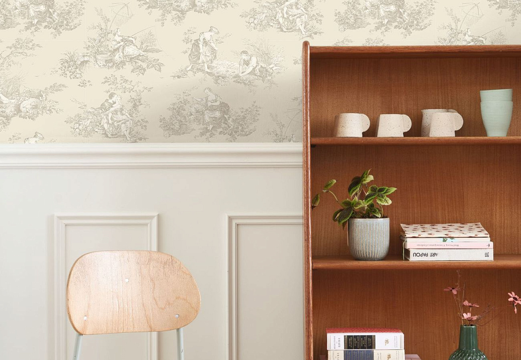 Обои Casadeco Les Belles Toiles de Jouy 2 BTJD87911212