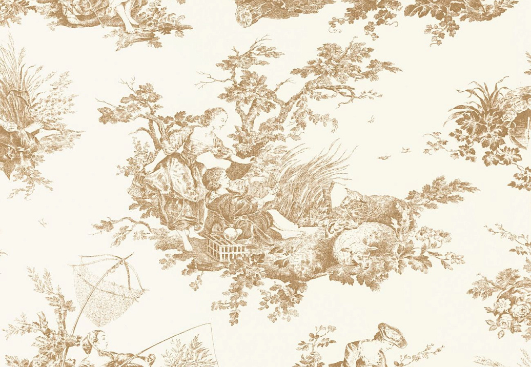 Обои Casadeco Les Belles Toiles de Jouy 2 BTJD87911318