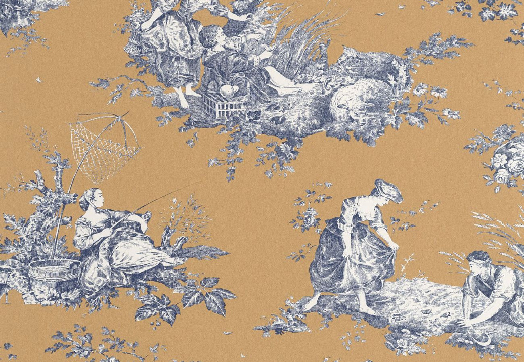 Обои Casadeco Les Belles Toiles de Jouy 2 BTJD87912606