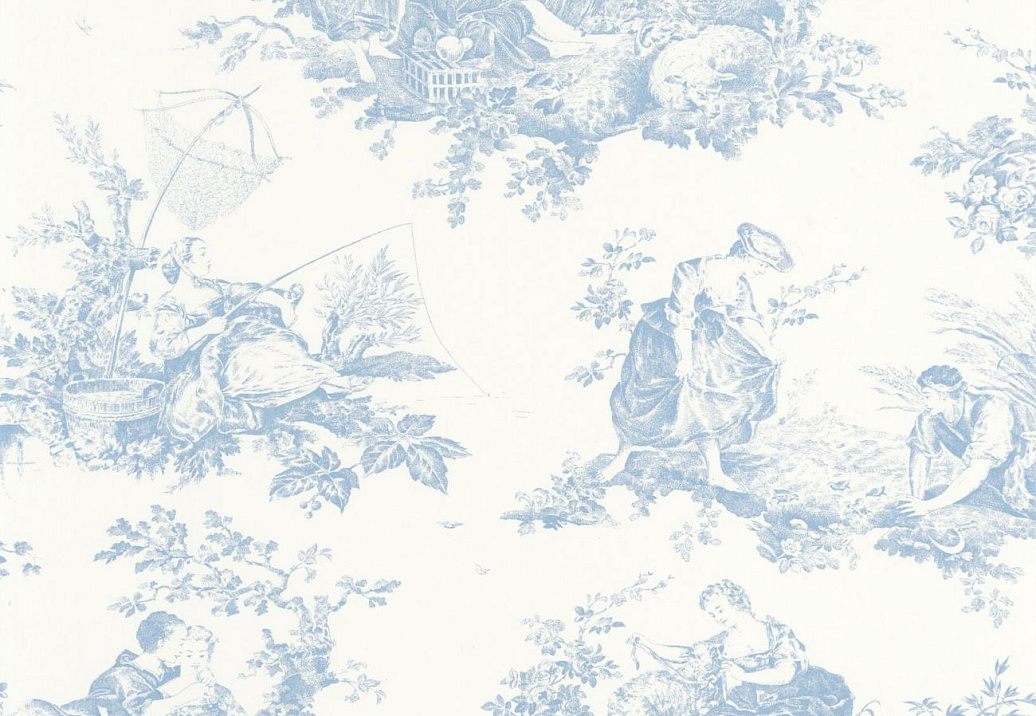 Обои Casadeco Les Belles Toiles de Jouy 2 BTJD87916217