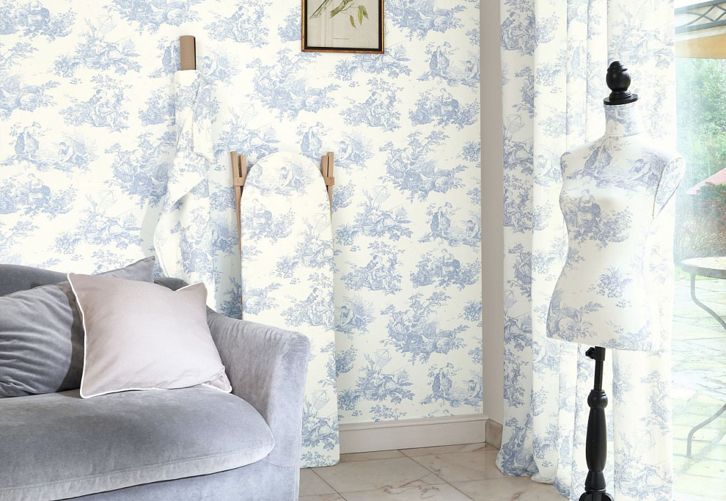 Обои Casadeco Les Belles Toiles de Jouy 2 BTJD87916217