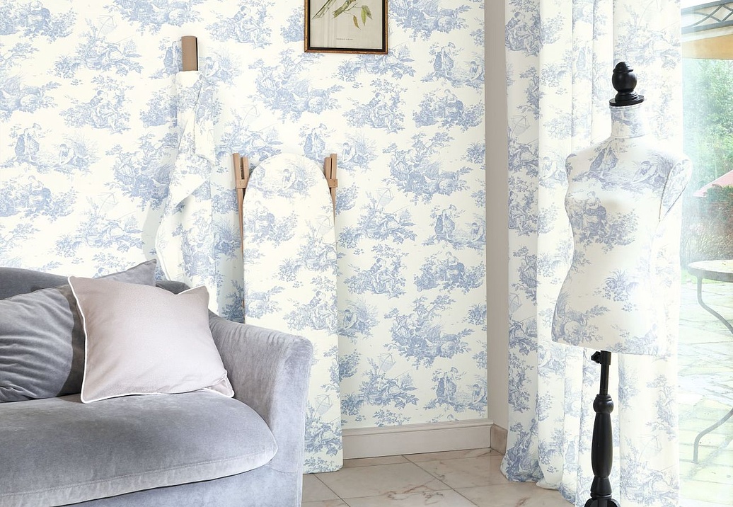 Обои Casadeco Les Belles Toiles de Jouy 2 BTJD87916217