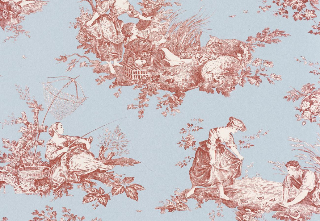 Обои Casadeco Les Belles Toiles de Jouy 2 BTJD87916808
