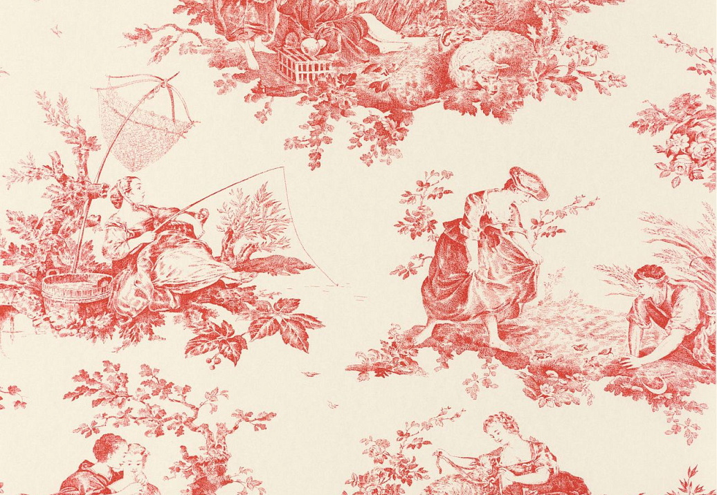 Обои Casadeco Les Belles Toiles de Jouy 2 BTJD87918201