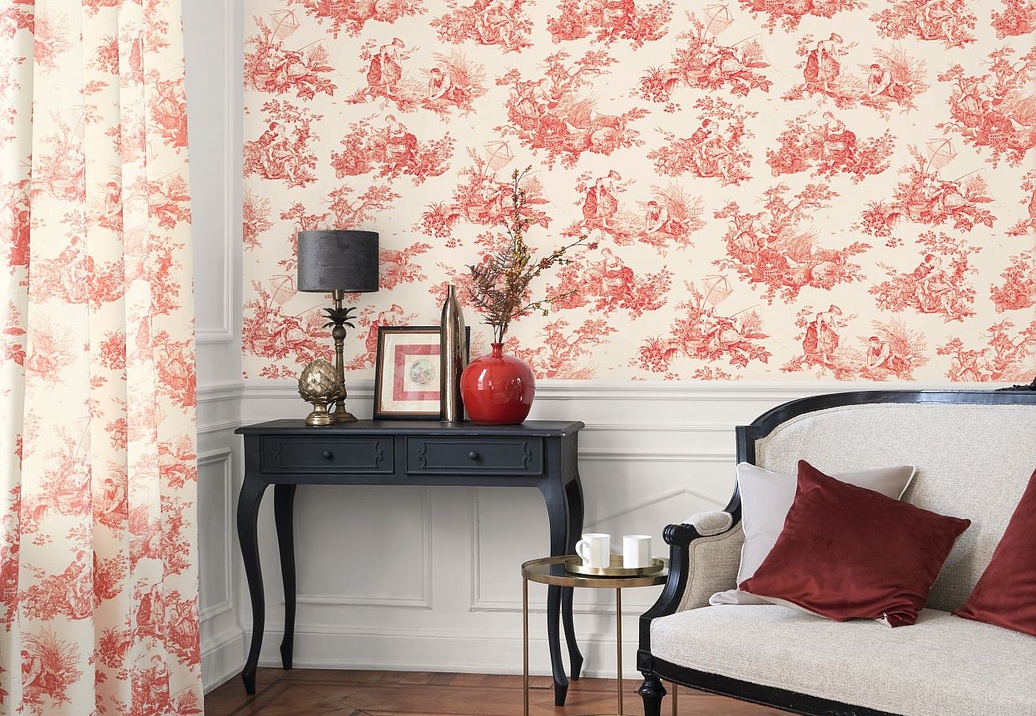 Обои Casadeco Les Belles Toiles de Jouy 2 BTJD87918201