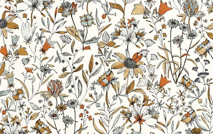 Французские обои Caselio, коллекция Art of Botany, артикул AOB103000325