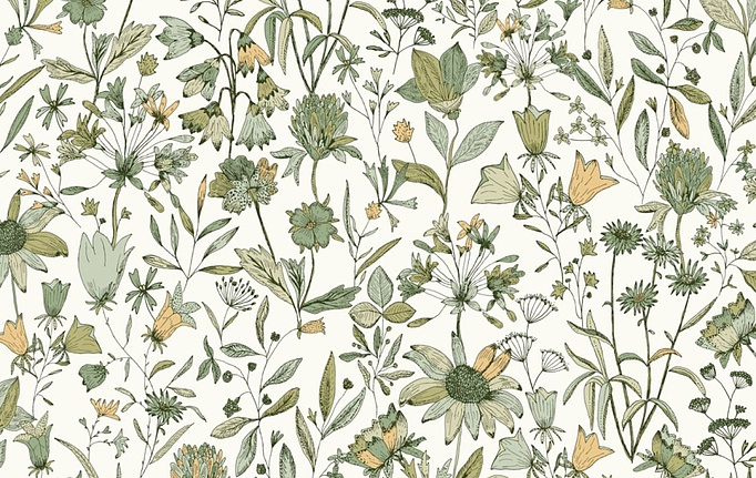 Французские обои Caselio, коллекция Art of Botany, артикул AOB103000798