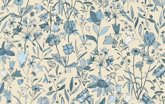 Французские обои Caselio, коллекция Art of Botany, артикул AOB103001612