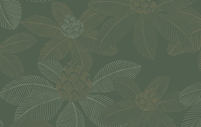 Французские обои Caselio, коллекция Art of Botany, артикул AOB106657290